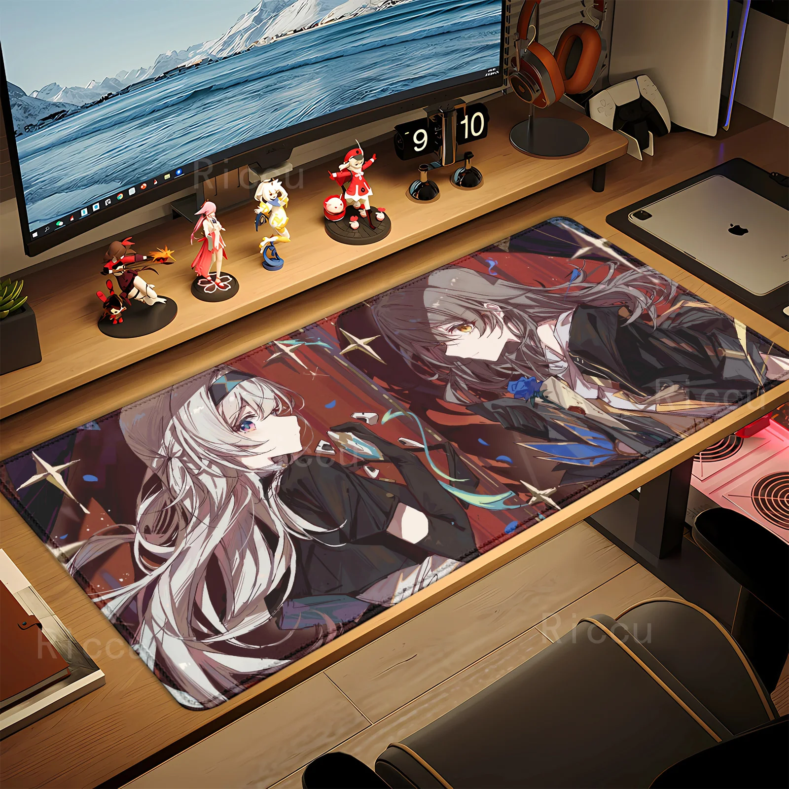 

Honkai Star Rail Firefly Computer HD print mouse pad Office Accessories Pc Keyboard Gaming desk mat Xxl Large teclado mousepad