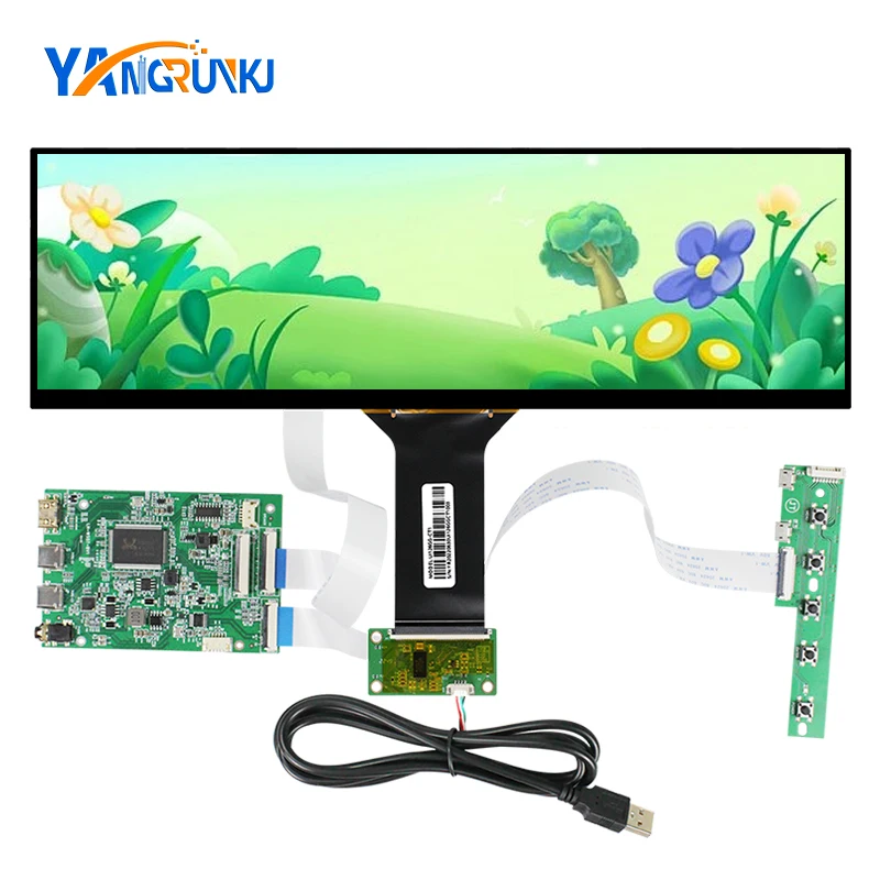 

14-дюймовый сенсорный экран с разрешением 1920*550 и платой драйвера edp, 30-контактный интерфейс NV140DQM-N53