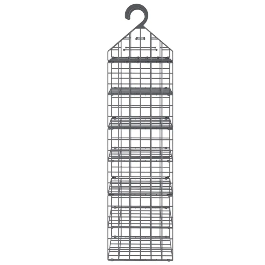 Organizer per armadio sospeso con 7 ripiani