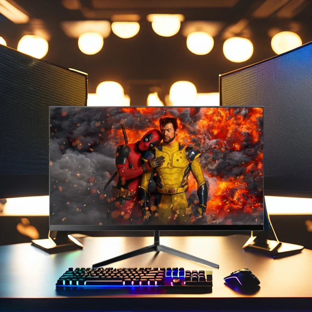 Wyprzedaż! Monitor biznesowy 23,8 cala 1080P 1K z częstotliwością odświeżania 165 Hz, wbudowanymi głośnikami i szerokim ekranem do użytku na komputerze stacjonarnym.