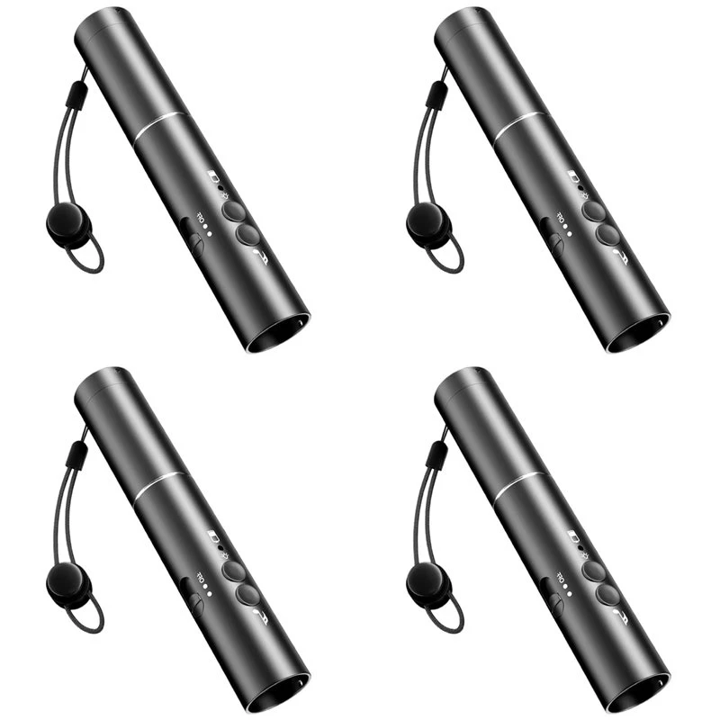 b29c-4x-電子ホイッスル-usb-充電付き、スポーツホイッスルハンドヘルド懐中電灯サッカーサッカーライフガード教室用