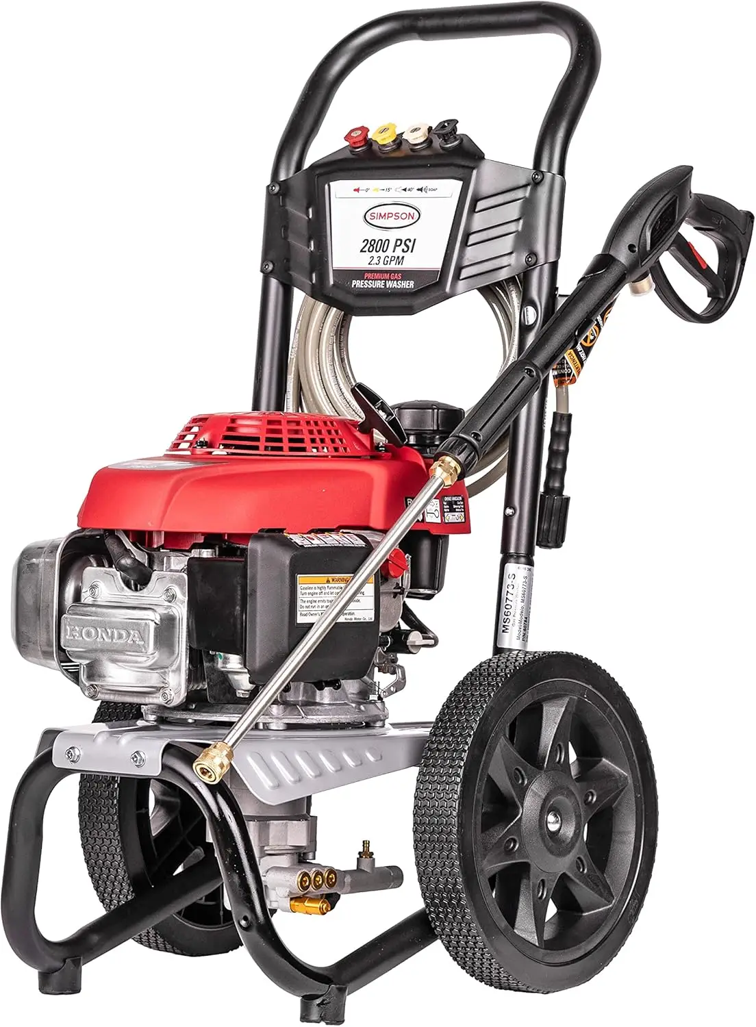 Cleaning MS60773(-S) MegaShot 2800 PSI Gas Pressure Washer, 2.3 GPM, Honda GCV160 Engine, Includes Spray Gun and Extension Wand