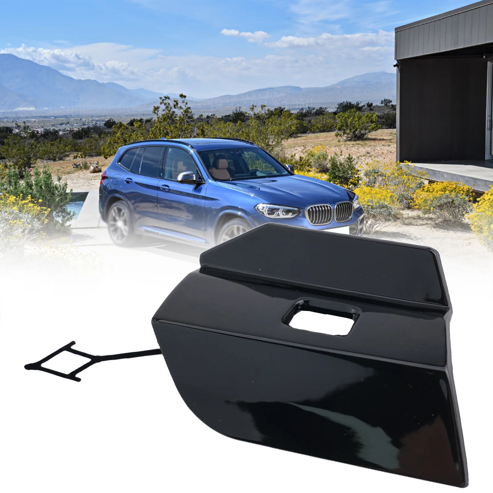 

Cap Hook Cover Cap Hassle-free Not Universality Fitment Plastic Material For BMW X3 Front Bumper .... Accessories