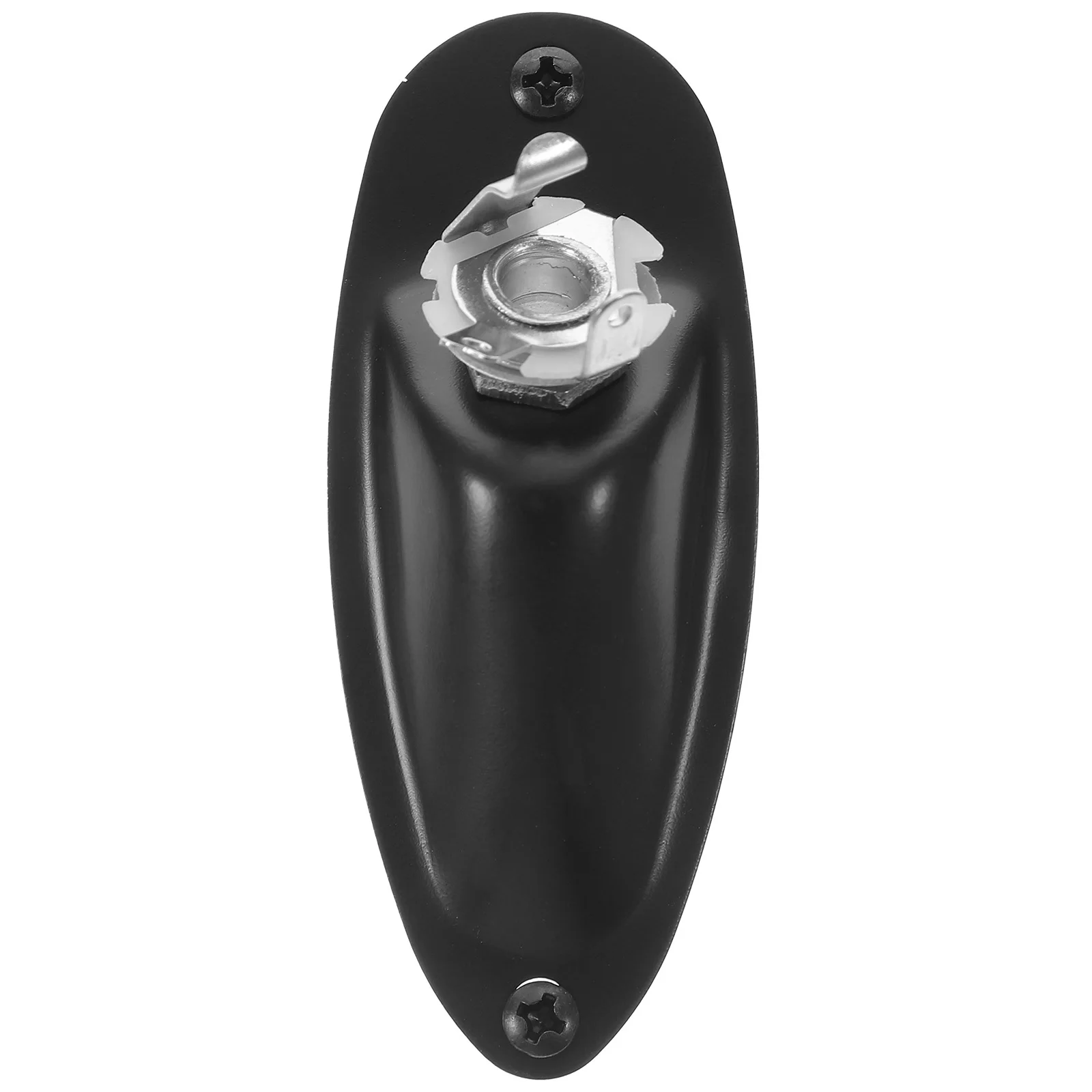 

Electric Guitar Pickup Jack Replacement Neckplate Input for Screw Black Socket
