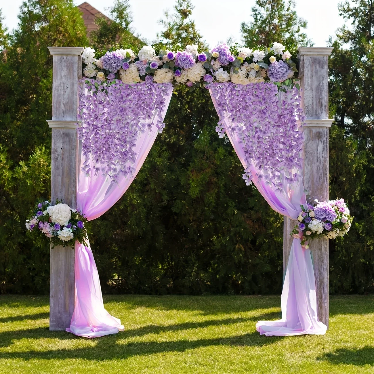 12 stuks blauweregen wijnstok kunstbloemen groothandel trailing nep string voor thuis bruiloft decor zijde - afbeelding 2