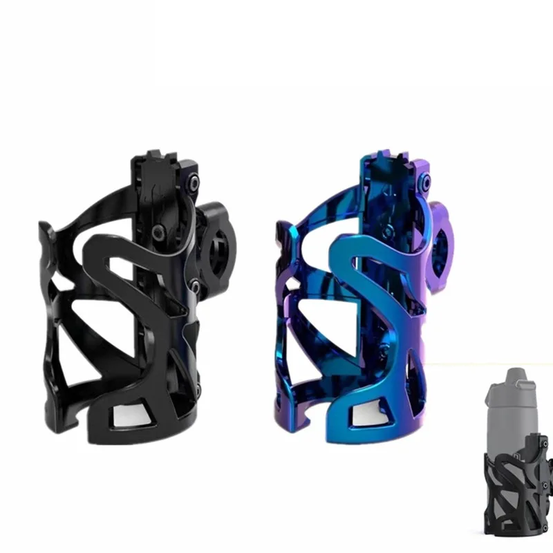 

Набор мотоциклетной подставки для напитков, подстаканник для велосипеда, электрический велосипед, черный и синий держатель для чайника, модифицированные аксессуары, новинка 2023 года