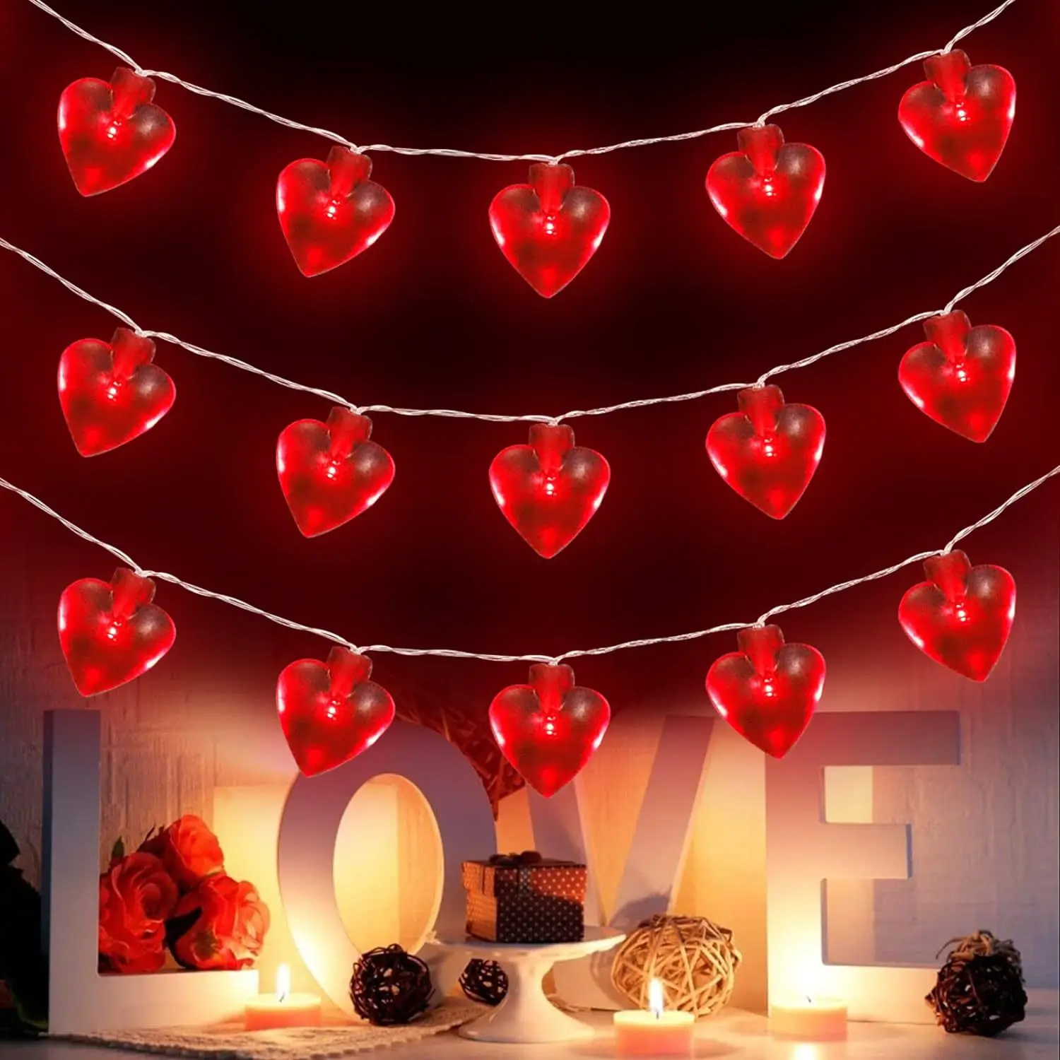 10/20 Led Heart Sha…