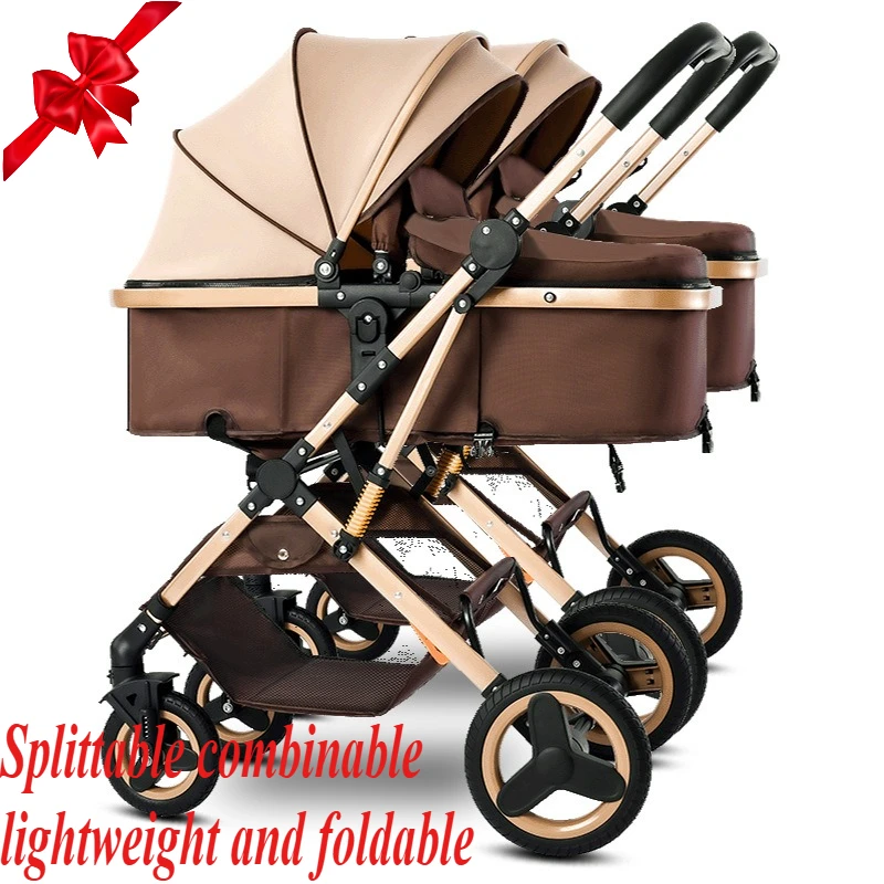 

Twin strollers two-way sit and lie down split and fold