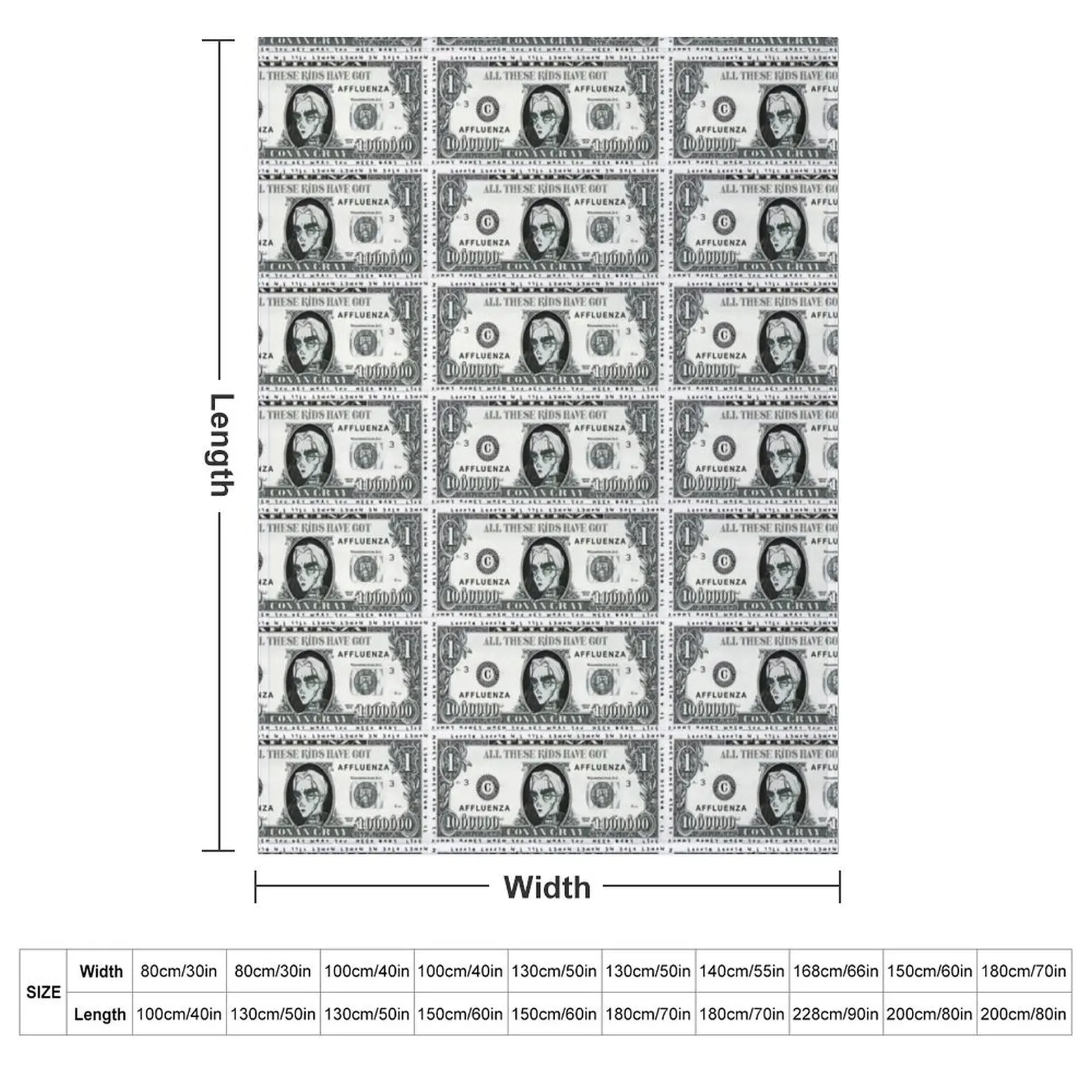 Affluenza, kid krow, conan gray Throw Blanket Decorative Throw Luxury Throw Weighted Quilt Cute Beautifuls Blankets