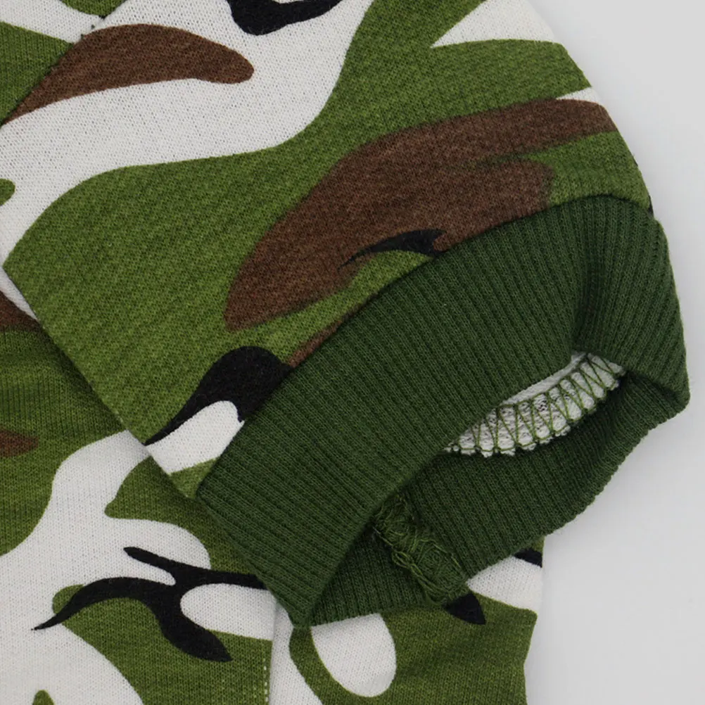

Puppy Camouflage Suit Pet Outfits Dog Clothes Casual Coat Costume Clothing