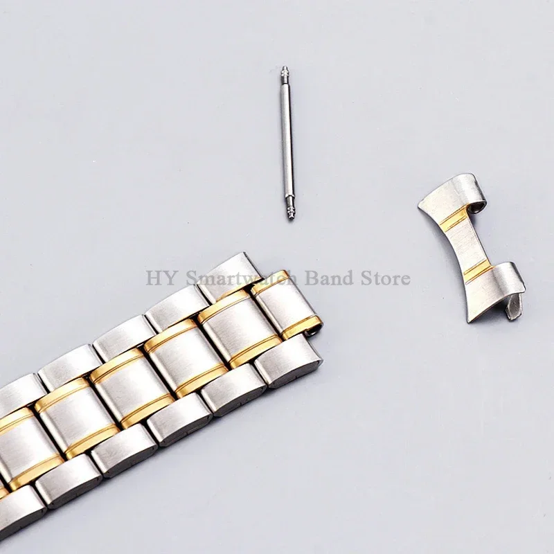 Curved End Metal Watch Band 20mm 22mm for Men Women Stainless Steel Universal Bracelet Replacement Watchbands Accessories image 4