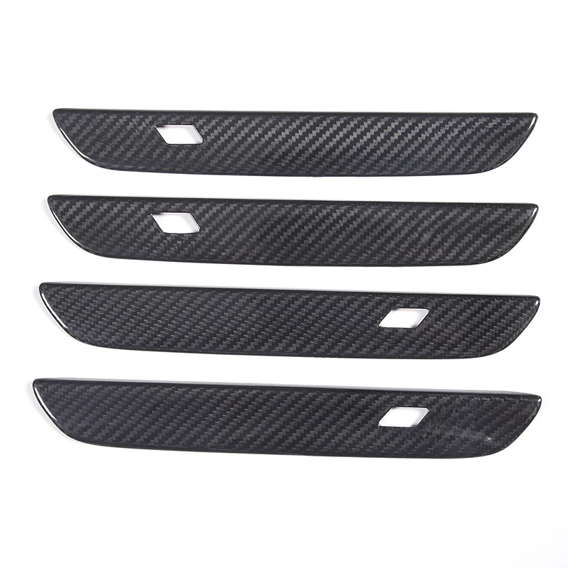 For BMW 4 Series G26 2022 Real Carbon Fiber Car Door Handle Outer Handle Cover Decorative Sticker Car Exterior Accessories