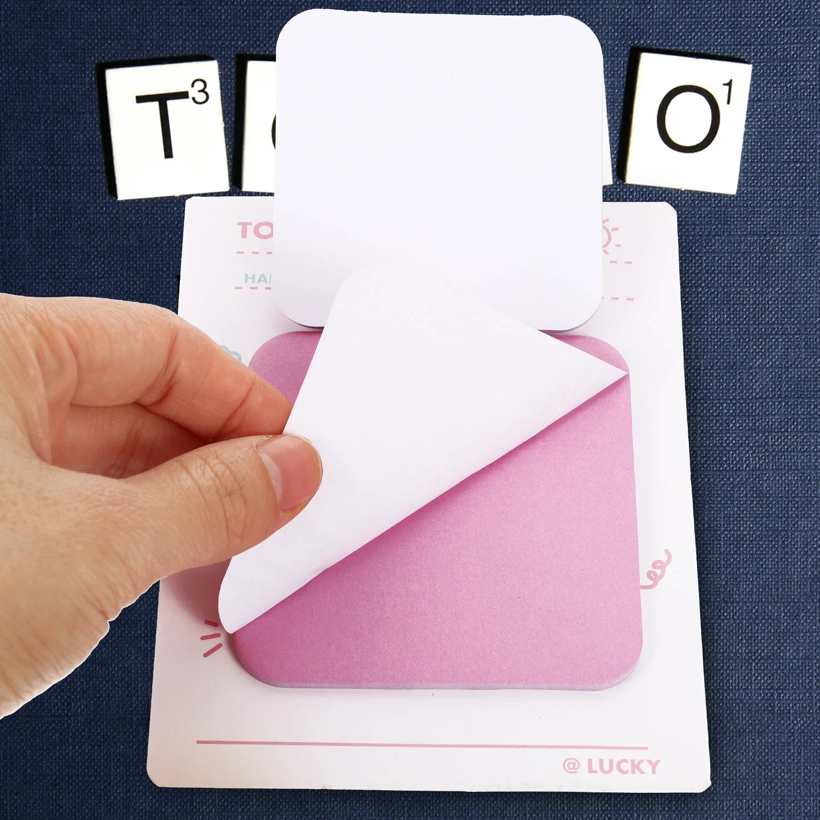 

4pcs Set Self-Adhesive Memo Stickers Portable Decorative Tabs for Books Students Supplies Files Stationery