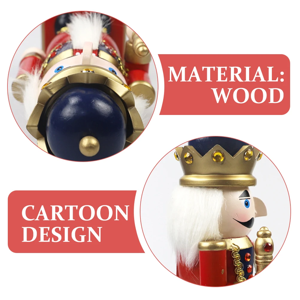 

Nutcracker Ornament Table Decorations Music Figures Wooden Decorative Nutcrackers