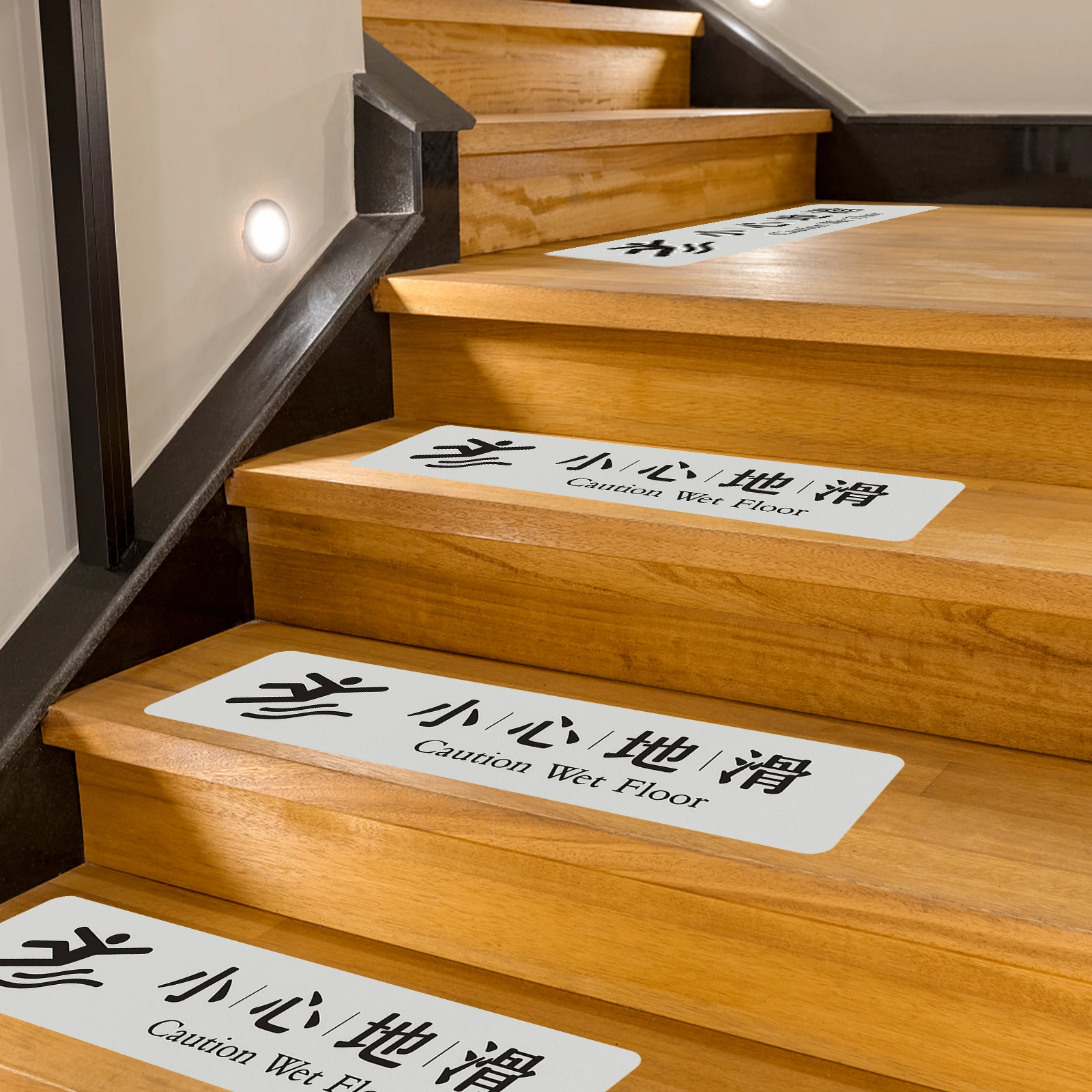 

PVC Safety Warning Stickers Adhesive Floor Decals Bold Colors Multi Surfaces Indoor Outdoor Wall Sign Public Place Reminders
