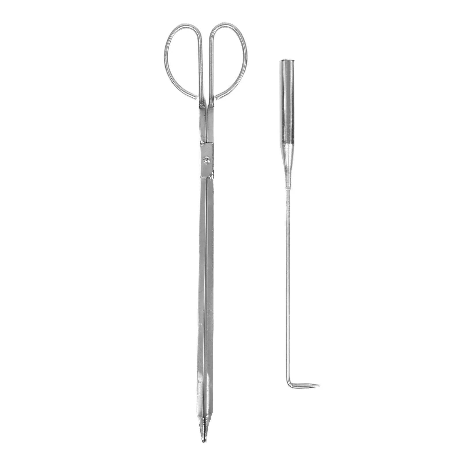 set-di-1-paletta-per-braciere-e-pinza-per-legna-in-acciaio-inossidabile-utensili-robusti-per-caminetto-per-campeggio-all'aperto-patio-legna-da-ardere-e-rastrello-per-ceneri