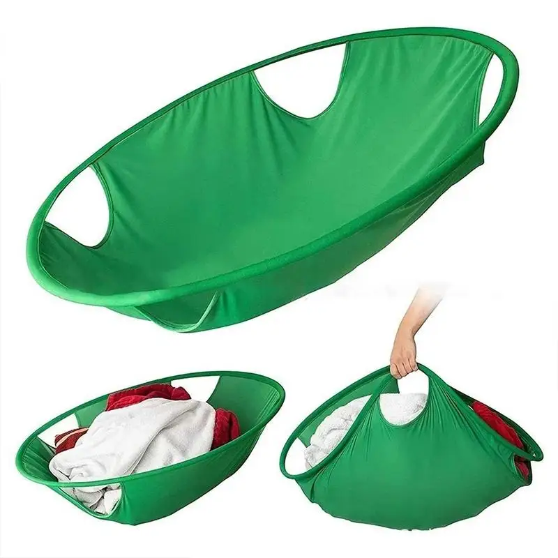 1PC Portable Foldable Laundry Basket, -Up Foldable Laundry Basket For Washing Machines