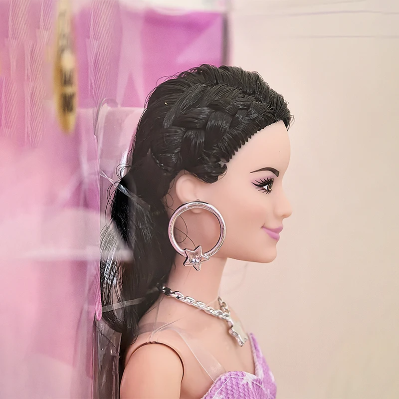 Nuevo 32cm Original Barbie JJN77 JJN69 JJN71 serie de moda de lujo Denim edición de coleccionista Raquelle cara molde muñeca coleccionar juguetes