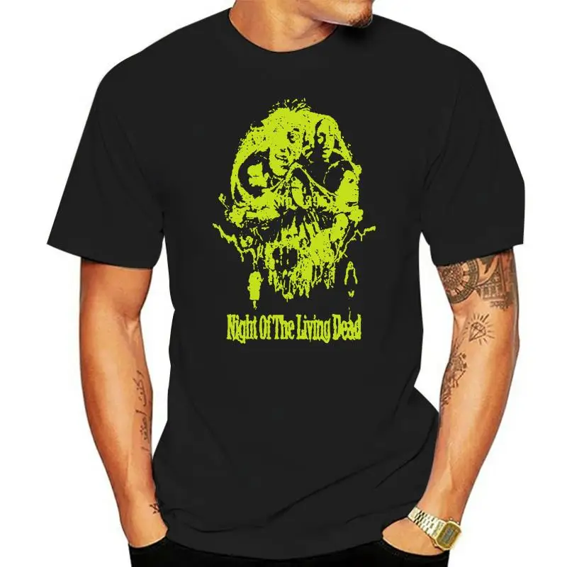 

Night Of The Living Dead Movie Мужские футболки Мужская уличная футболка Gym King Футболки Черно-белая футболка Мужская одежда