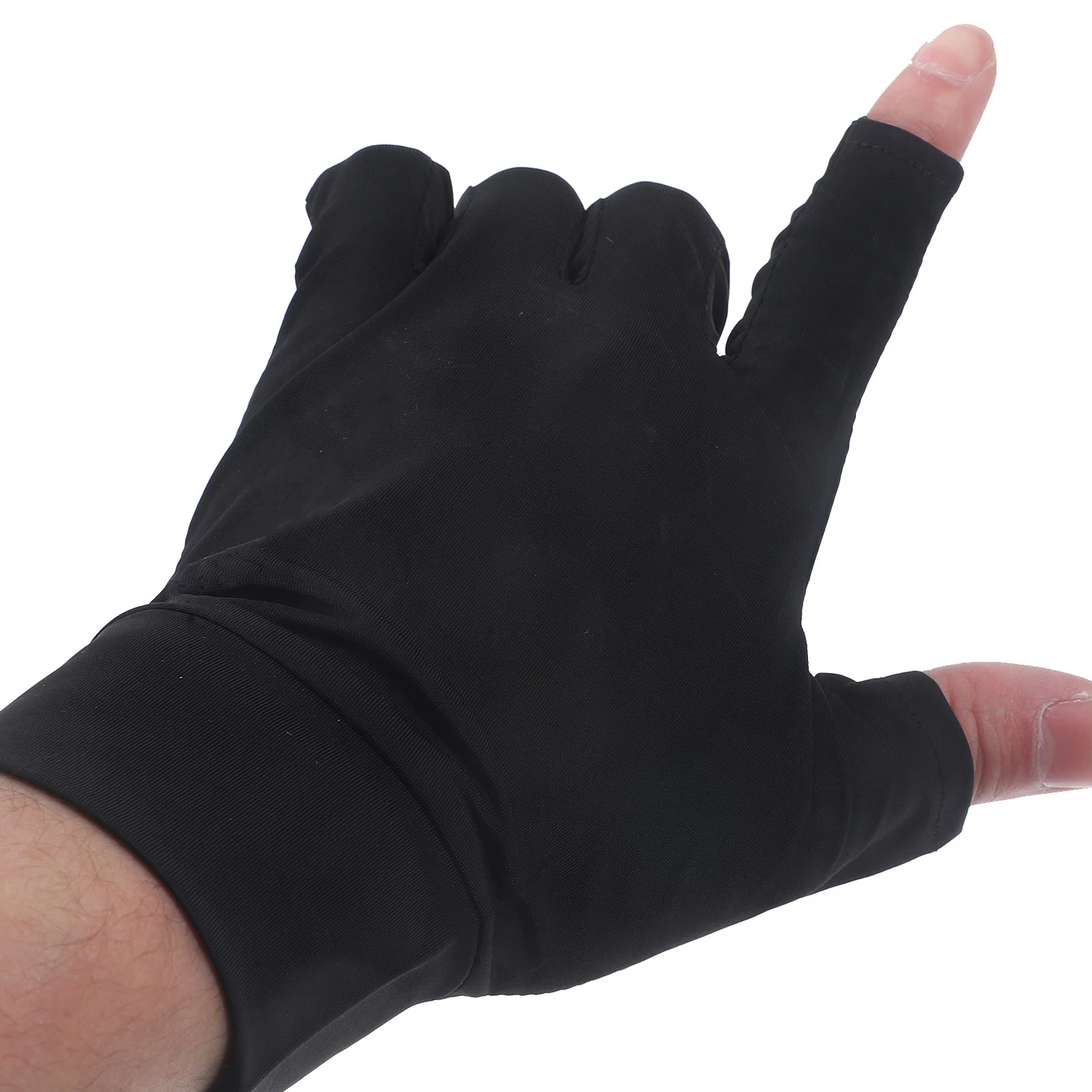 

Sunscreen Hand Covers 2-Finger Breathable Cycling Fishing Gloves Quick-dry Workout Protection Fitness Accessories