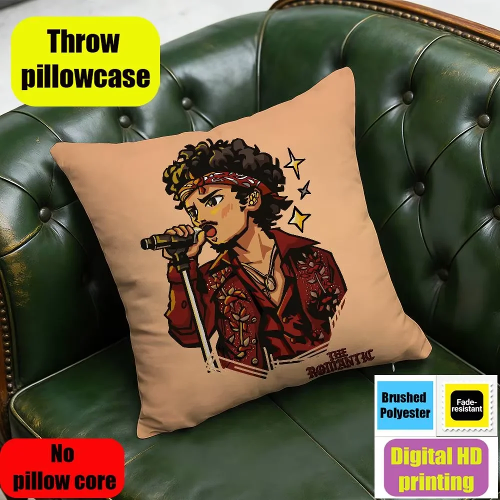 30x30cm Car Custom Square Pillowcase Pad Cushion Cover For B-Bruno Mars The Romantic Throw Pillow Case