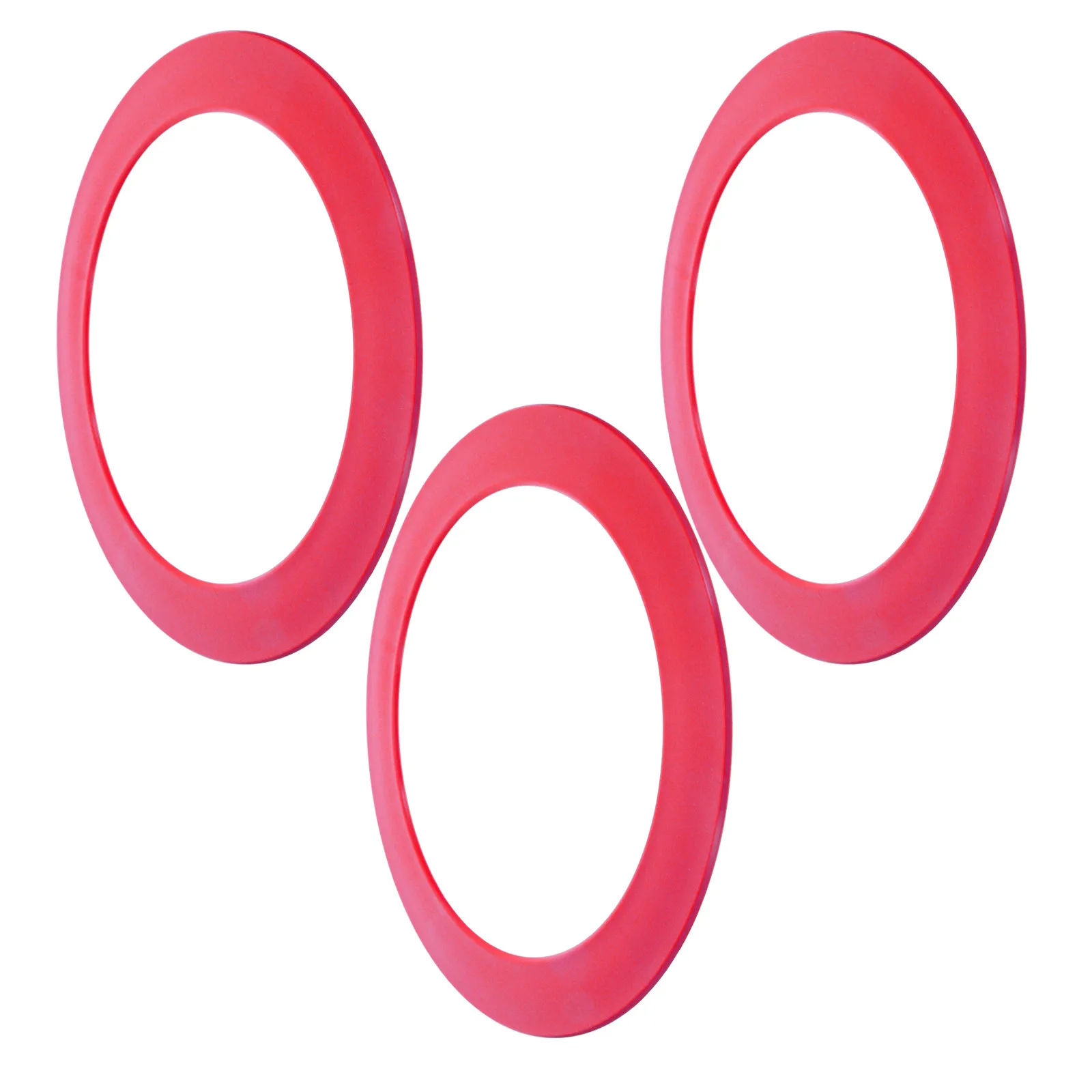 

3Pcs Juggling Rings Lightweight Plastic Outdoor Circus Props for Coordination Agility Training Ring Toss Game Acrobatic Props