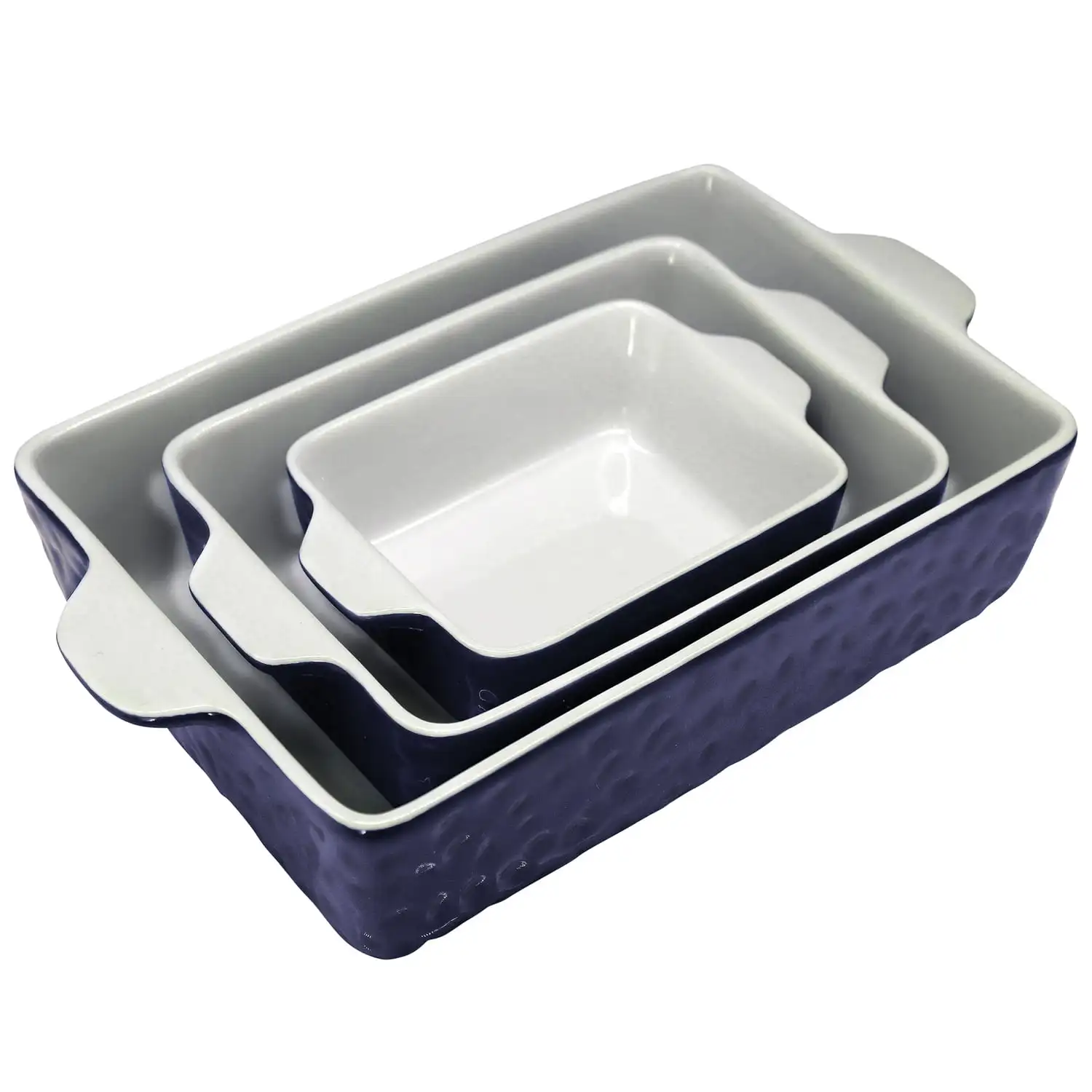 

Nutri Chef 3-Piece антипригарный керамический Bakeware PFOA PFOS PTFE Tray Set W/без запаха керамика