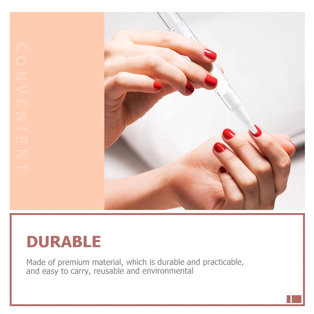 

15Pcs Nutrition Pen Empty Tube Reusable Nail Care Applicator for Essential Oils Lip Color Manicure Accessories Storage Holder