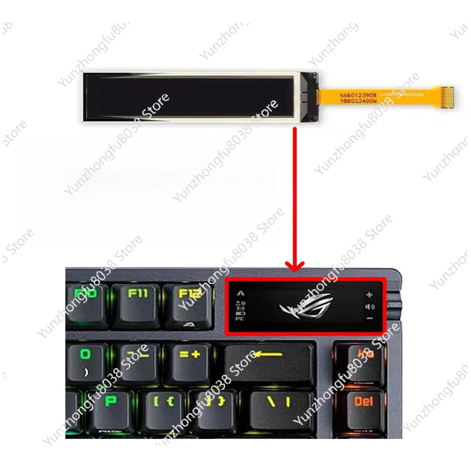 

New Gaming Keyboard Original Screen Oled Lcd Display Replacement/Repair