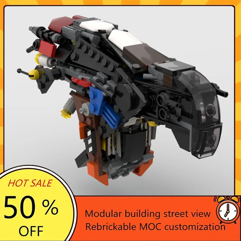 

253PCS Popular Space War Movie Model MOC Building Bricks Spaceship Modular Technology Gifts Holiday Assemble Children Toy Suit