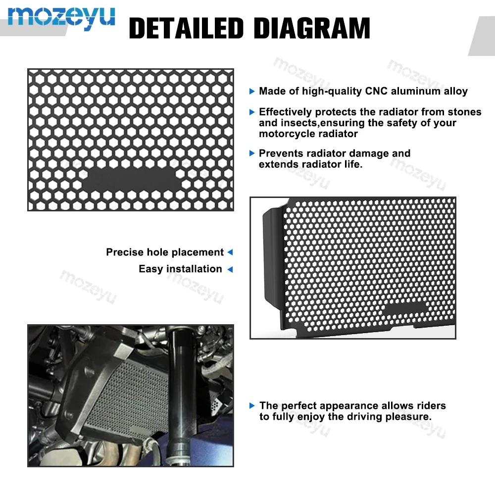 

MT07 Motorcycle Radiator Grille Cover Guard Protector For MT07 MT-07 MT 07 mt07 mt 07 2025 - 2026 - 2027 Motorcycle Accessories