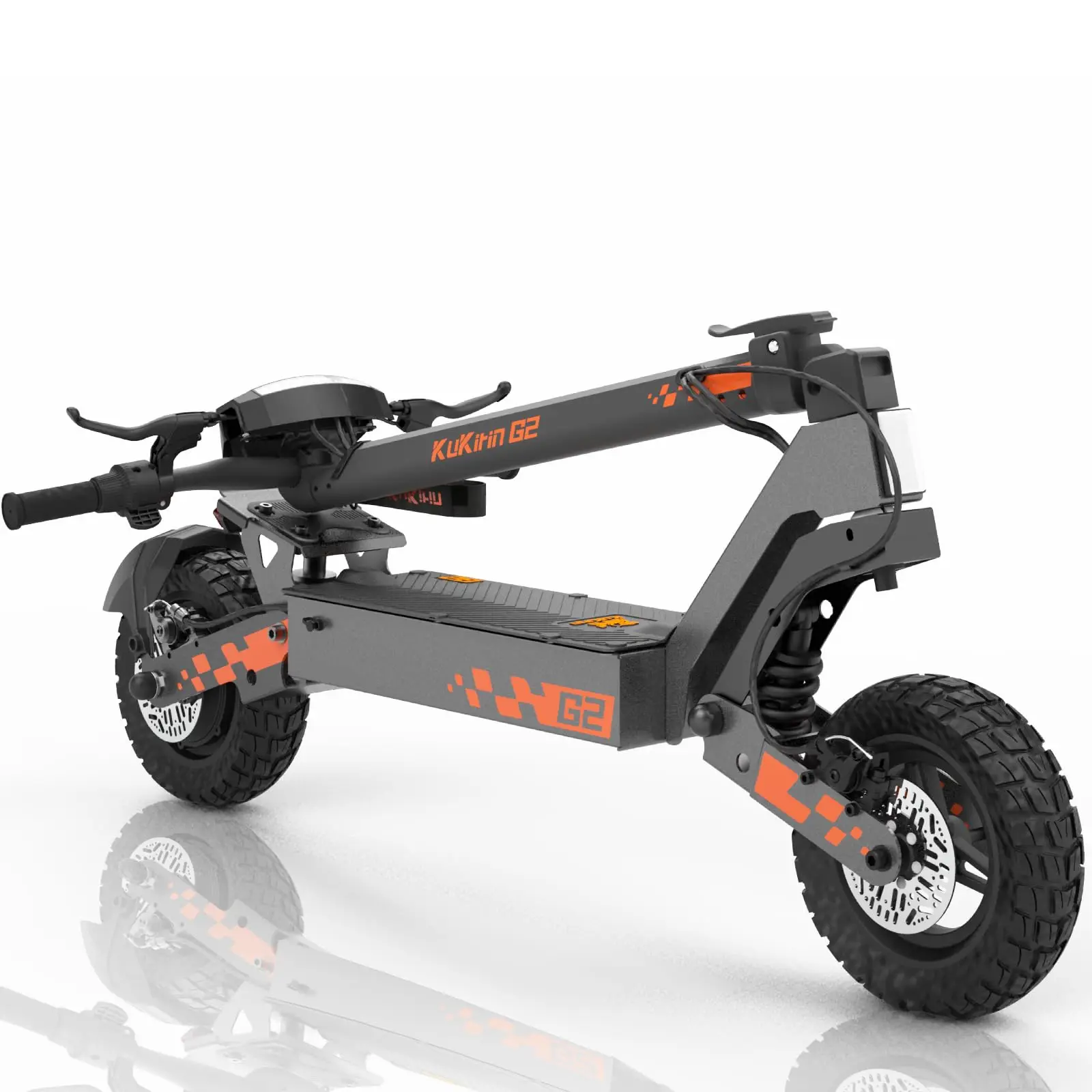 Trottinette électrique Kukirin G2 pour adultes, moteur 800W, batterie 48V15.6Ah, vitesse 25-45km/h, autonomie 55km, 10'' pliable, trottinette électrique tout-terrain