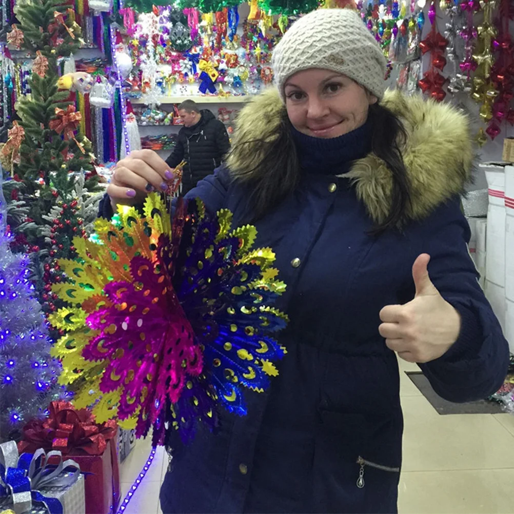 

5pcs 43X43Cm Christmas Ball Ribbon Hanging Decoration For Party Festival Supplies Christmas Decor Ribbon Garland Beautiful