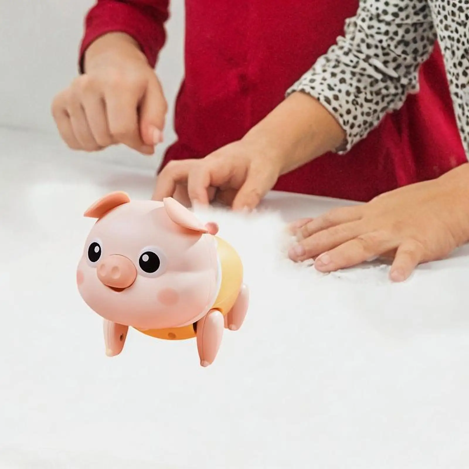 Pig Walking Toy with Music Lights Baby Sensory Toy for Infant Learn to Walk Early Development Gift Kids Fine Motor Skills