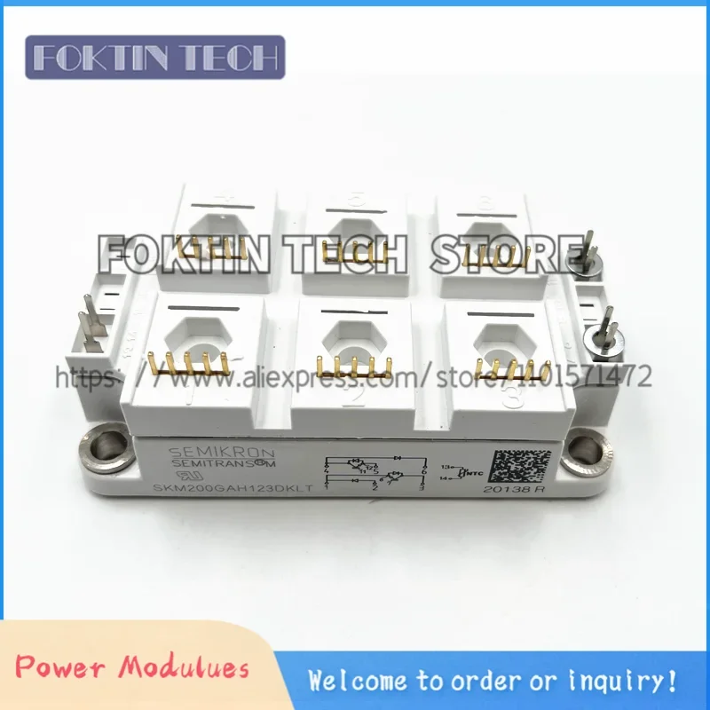 New   SKM200GAH123DKLT SKM200GAH126DKLT SKM200GAH126DKL  SKM200GAH123DKL   IGBT Power Module