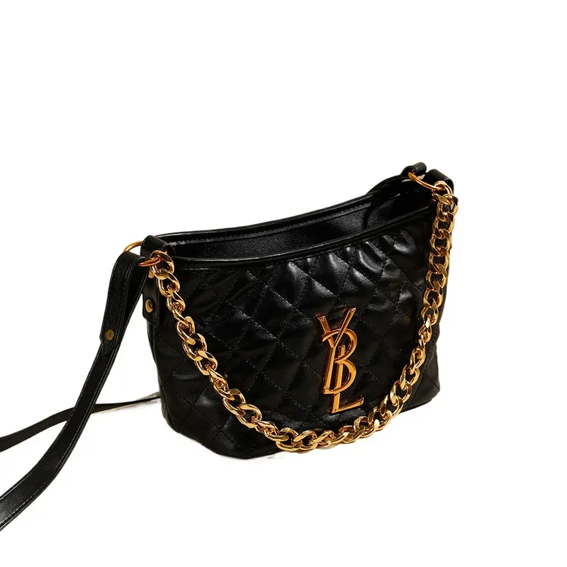 

Premium Texture Bag Light Luxury New Women's Simple Fashion Casual Temperament Shoulder Messenger Bag Handbag With YBL logo