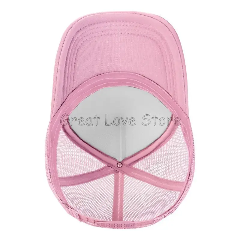 قبعة بيسبول شبكية مضاعفة "I Fancy You" صيفية خارجية قابلة للتنفس للحماية من الشمس للجنسين قبعة قابلة للتعديل للسفر #5