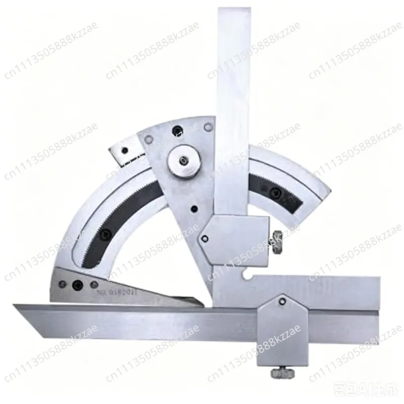 Hi-quality Carbon Steel Universal Bevel Protractor 0-320 Degree Accuracy Angle Measuring Ruler Tools Accuracy of 0.02