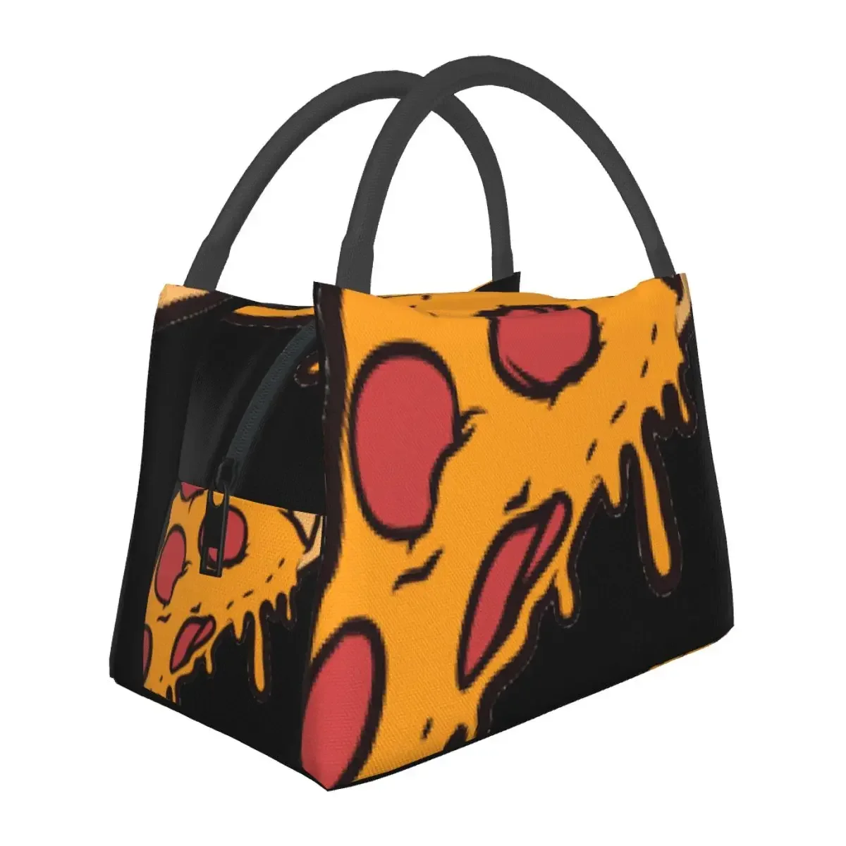 Pepperoni Pizza Portable insulation bag for Cooler Thermal Food Office Pinic Container