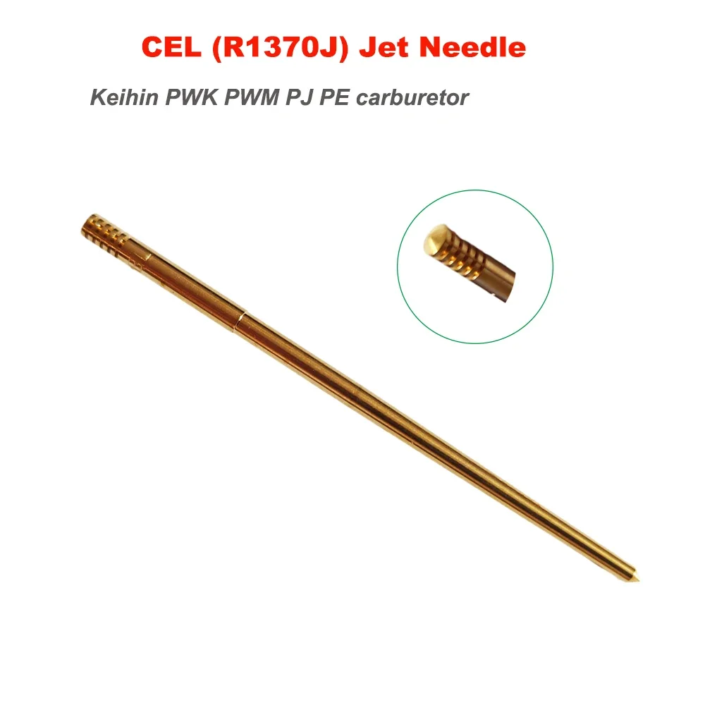 Agulha de jato cel r1370j para keihin pwm pj pwk pe carburador motocicleta modificado carb agulha de óleo principal carburador aiguille gicleur