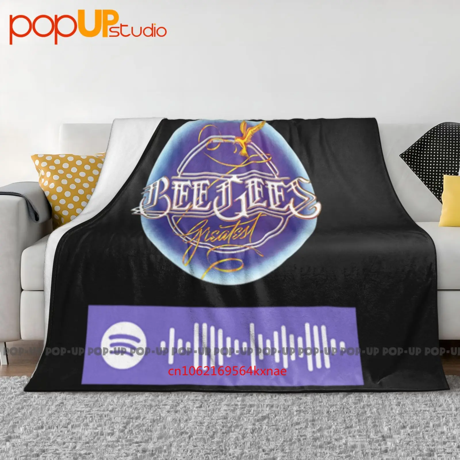 Bee Gees How Deep Is Your Love Spoti.Fy Code Ультра-мягкое одеяло, одеяло, зимнее покрывало для дивана, покрывала на кровать Bee Gees How Deep Is Your Love Spoti.Fy Code Ультра-мягкое одеяло, одеяло, зимнее покрывало для дивана, покрывала на кровать