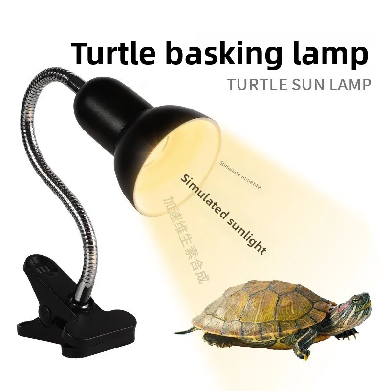 Big Lampshade Tortoise Lizard Crawler Sun Back Lamp Uvb Smart Timing Small Sun Pet Calcium Supplement Heating Lamp