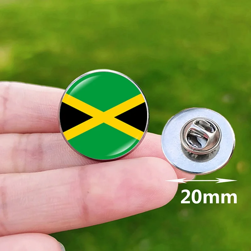 Peru Flag Pin for Women Jamaica Thailand Slovenia Scotland Lithuania Colombia Nicaragua Singapore Honduras Estonia Fashion Pins