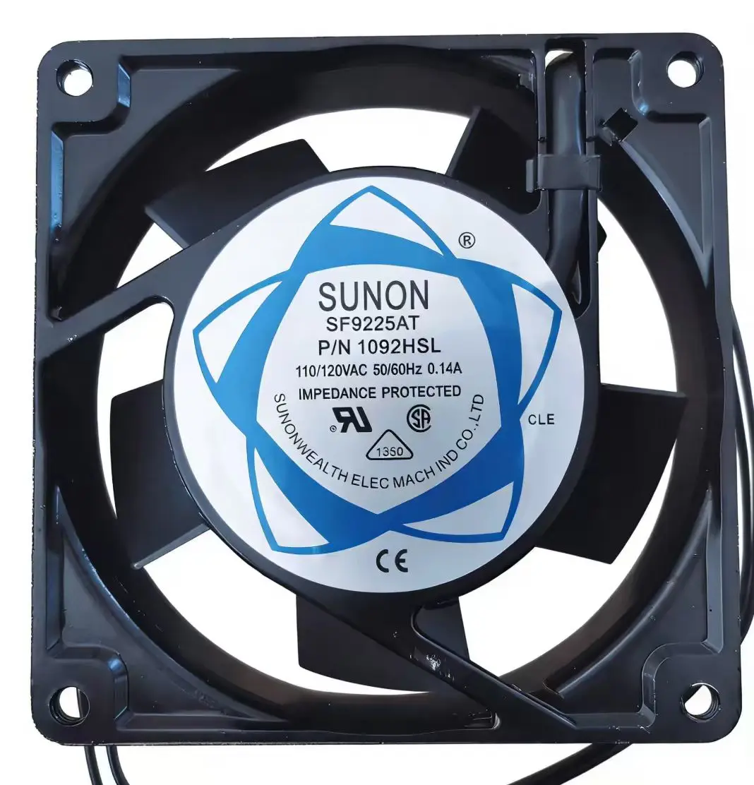 for Sunon 92mm AC Server/Case Fan: SF9225AT 2092HSL (220V, 50/60Hz, 92x92x25mm) Industrial Cooling Solution