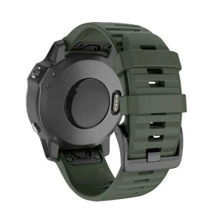 22mm 26mm Silicone Strap For Garmin Fenix 7X 7 Pro Solar/6X 6 Sapphire 5 5X Plus 3 3HR/Epix QuickFit WatchBand 1:1 Official Band