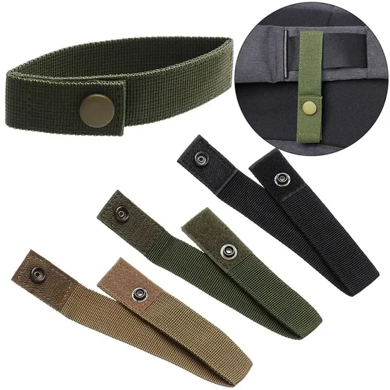 1/2/3/4 Stück Nylon-Molle-Band Hochfeste Aufhängegurte Schnallen-Schlüsselhaken Clip Gürtelhaken Wander- und Kletterkarabiner