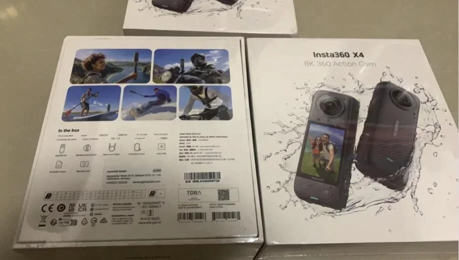 Nieuwe Aankomst Aandelen Insta360 X 4 8K Waterdichte 360 Action Camera 2290Mah Batterij 2.5 ''Touchscreen 4K Groothoek Video X4 Camera