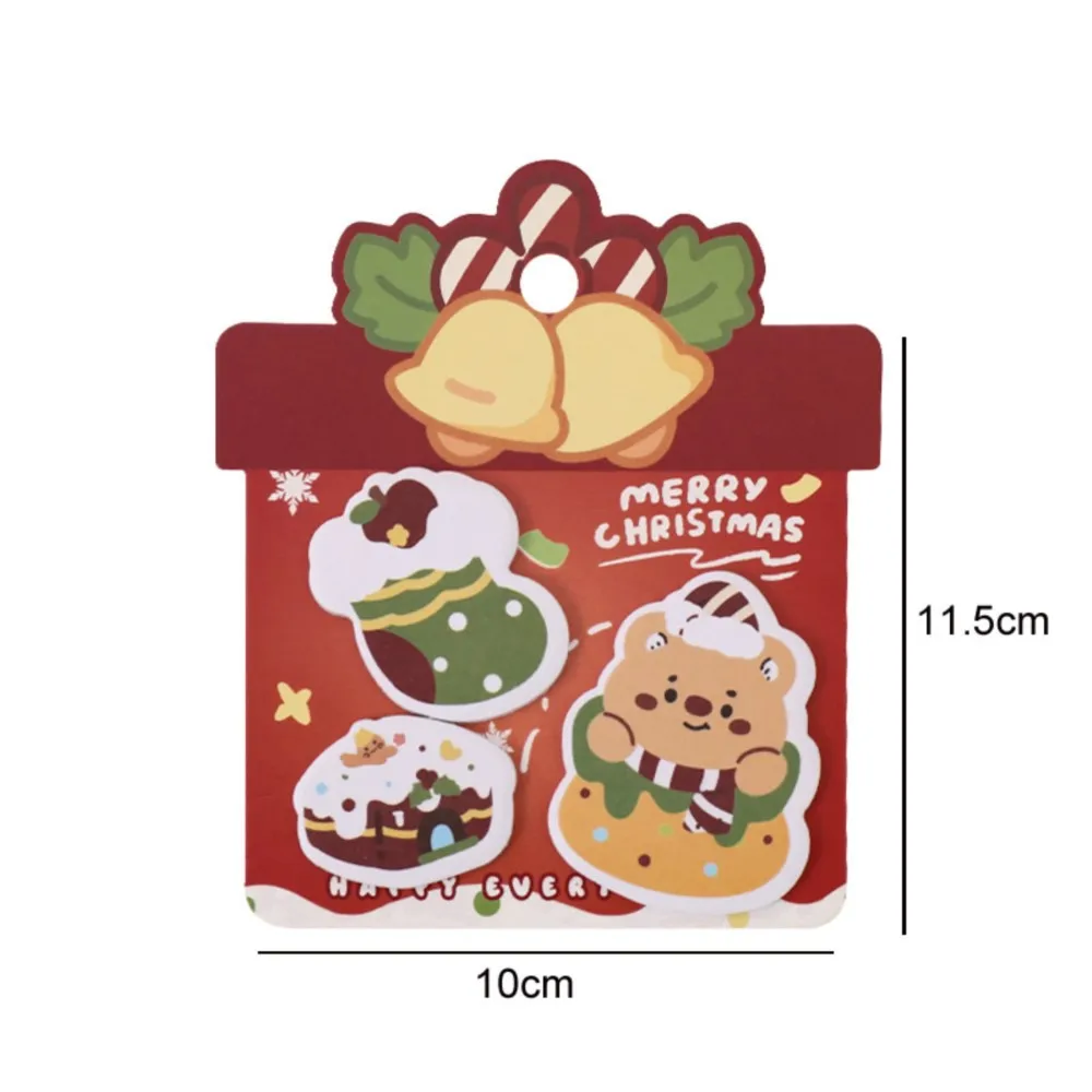 60 قطعة سلسلة عيد الميلاد اللطيفة مذكرة لاصقة Kawaii لتقوم بها بنفسك تزيين مدرسة مكتب طالب آخر لوحات مذكرة القرطاسية رسالة ملاحظات كتاب