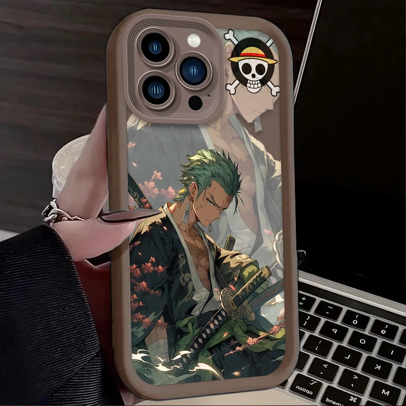 O-One قطعة لينة قضية الهاتف آيفون 16 16E 15 14 13 12 11 برو ماكس X XS X S ماكس XR SE 2020 SE4 7 8 غطاء سيليكون مقاوم للصدمات