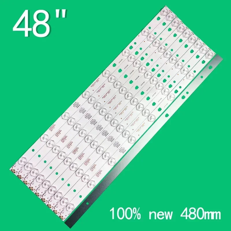 LED Backlight Strips For LED48D08-ZC21AG-01 HD TV Bars LE48D8-03(D) TF-LED48S39T2S PN:30348008220 LSC480HN10